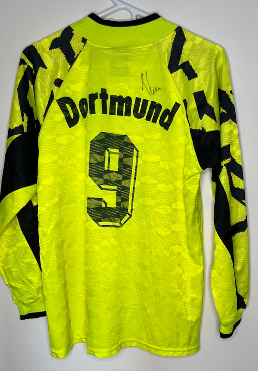 Borussia Dortmund 1991-92 Long Sleeve Home Shirt (S) - 6/10