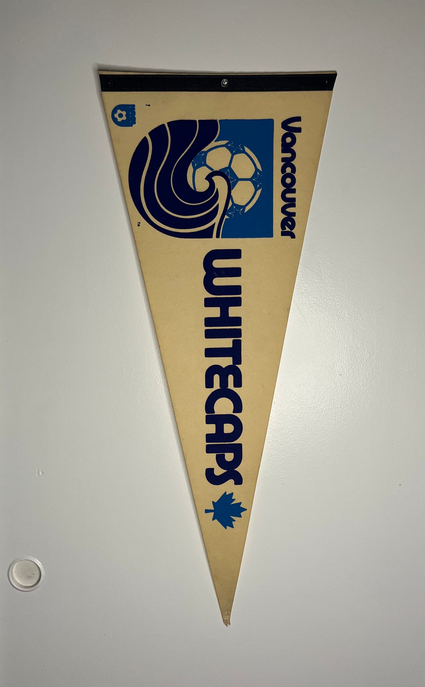 Vintage Vancouver Whitecaps 1974 NASL Pennant