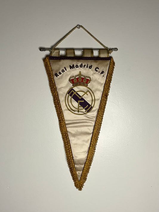 Vintage 1970's Real Madrid Pennant