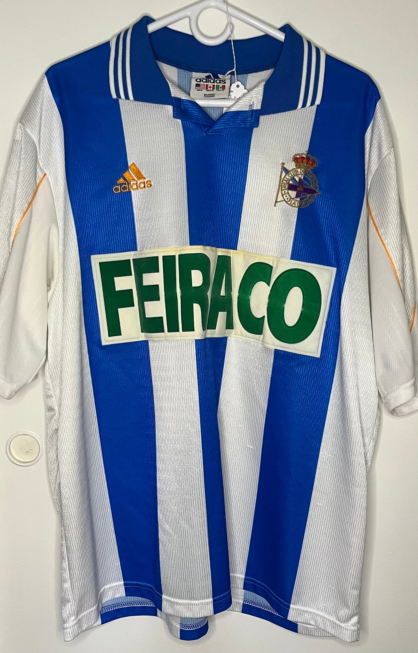 Deportivo La Coruna 1999-00 Home Shirt (XL) - 7/10