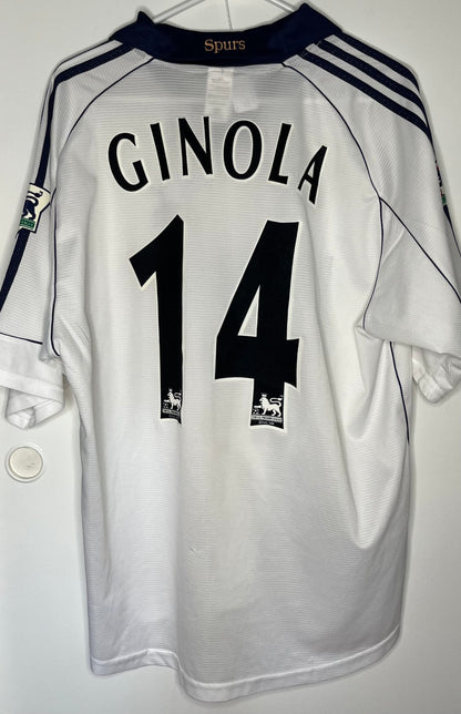 Tottenham 1999-01 Home Shirt Ginola (L) - 10/10