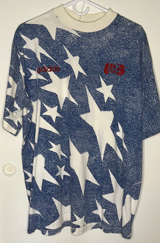 USA 1994 World Cup Adidas Denim Tee (L) - 8/10