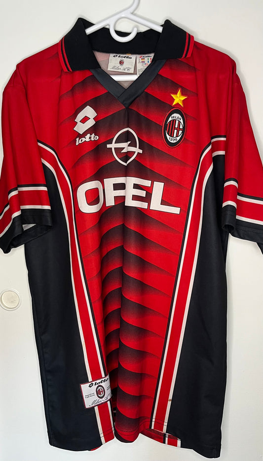 AC Milan 1997-98 Lotto Training Shirt (XL) - 8/10