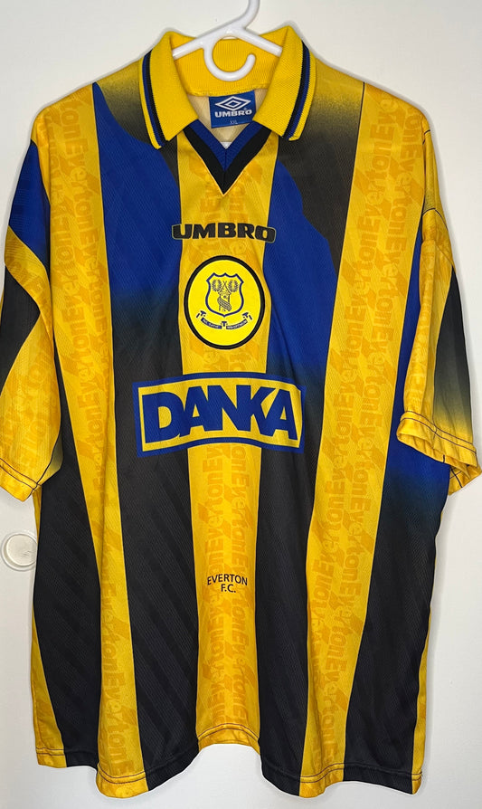 Everton 1996-98 Away Shirt (XXL) - 10/10