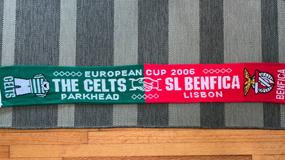 Celtic Benfica Champions League 2006 Half and Half Scarf