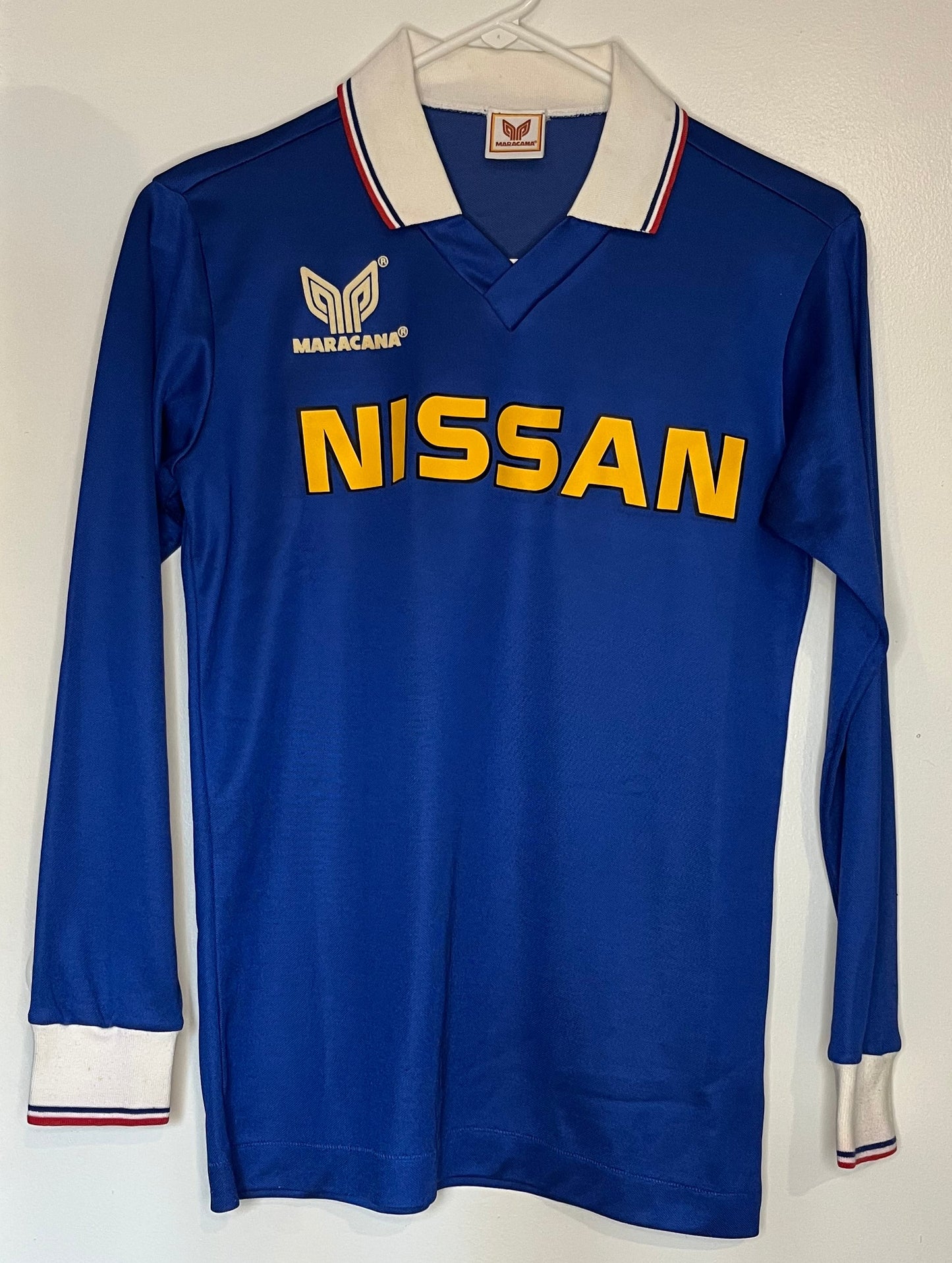 Nissan FC (Yokohma F. Marinos) 1989 Long Sleeve Jersey (S) - 9/10